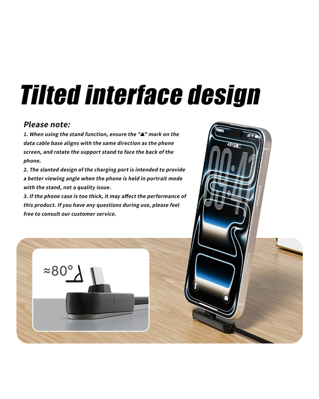 KickCable | 2-in-1 Stand Charging Cable